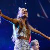 Ariana Grande preste lors du Jingle Ball de la station Hot 99.5 au Verizon Center. Washington, le 15 décembre 2014.