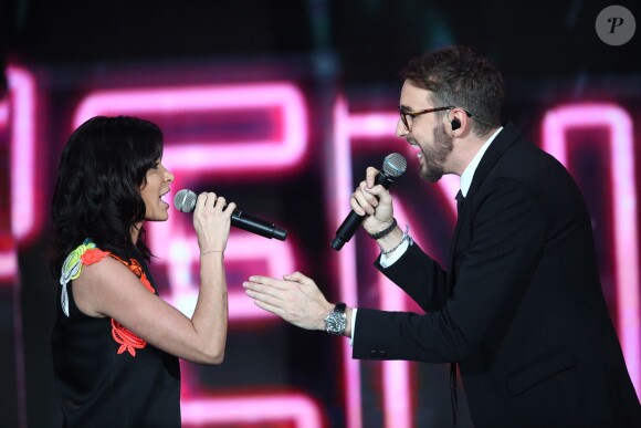 Exclusif - Jenifer et Christophe Willem - Enregistrement de l'émission spéciale "Johnny, la soirée événement", qui sera diffusée sur TF1 en prime time le 20 décembre 2014. 