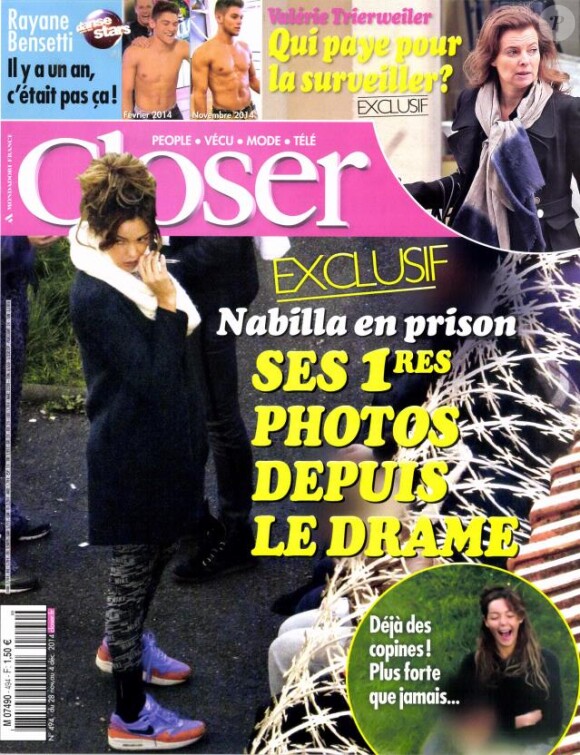 Magazine Closer en kiosques le 28 novembre 2014.