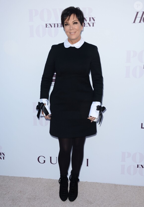 Kris Jenner assiste au déjeuner Hollywood Reporter's Power 100 Women in Entertainment à Los Angeles. Le 10 décembre 2014.