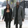  Kim Kardashian et Kanye West sortent des studios Milk puis se rendent au Caffe Primo, &agrave; West Hollywood. Le 20 d&eacute;cembre 2014. 