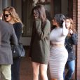  Kim, Khlo&eacute; Kardashian et Kendall Jenner se rendent au restaurant Chin Chin &agrave; Los Angeles. Le 19 d&eacute;cembre 2014. 