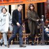 Olivier Martinez, sa femme Halle Berry et leur fils Maceo à Paris, le 20 décembre 2014.