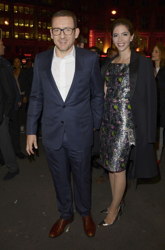 Dany Boon et sa femme Yaël - Avant-première du film "Supercondriaque" au Gaumont Opéra à Paris, le 24 février 2014