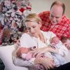 Charlene de Monaco et son mari le Prince Albert dévoilent les premières photos de leurs jumeaux, le 23 décembre