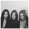 Kim, Kourtney et Khloé Kardashian, le 24 décembre 2014 lors de la fête de Noël organisée par Kris Jenner à Los Angeles.
