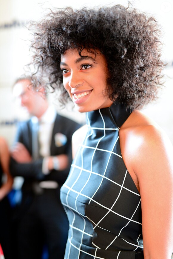 Solange Knowles à la course hippique "AAMI Victoria Derby" à Melbourne en Australie le 1er novembre 2014.  