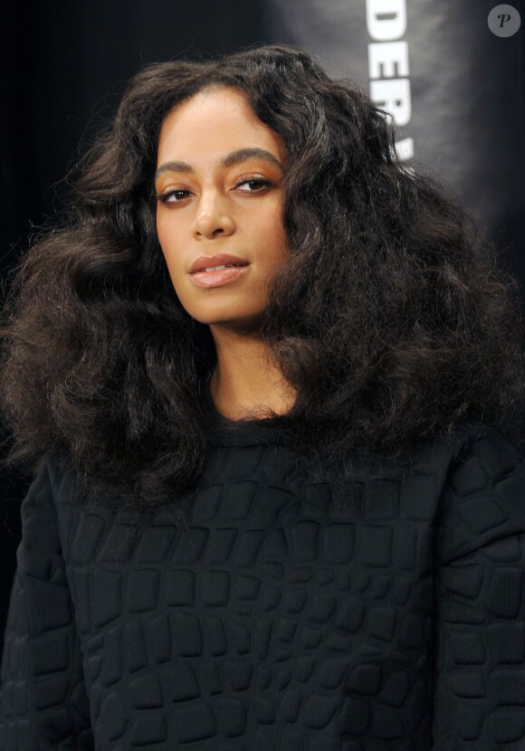 Solange Knowles lors du lancement de la collection capsule Alexander Wang X H&M à New York, le 16 octobre 2014.  
