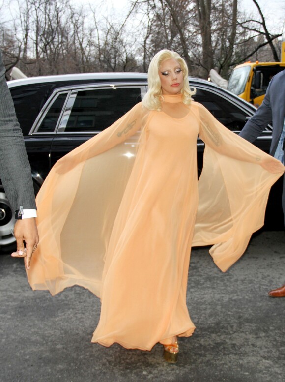 Lady Gaga à New York, le 17 décembre 2014.