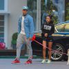 Chris Brown et Karrueche Tran à Beverly Hills, Los Angeles, le 26 décembre 2014.