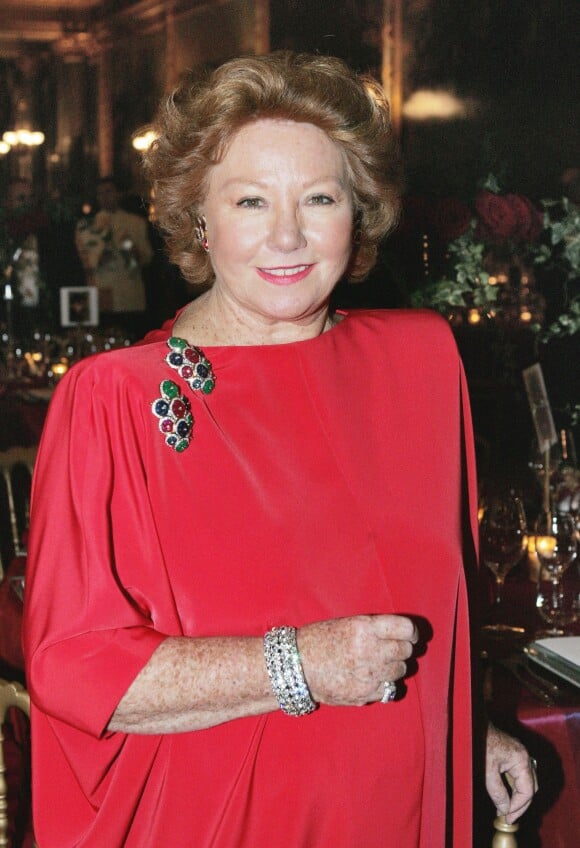 La baronne Nadine de Rothschild à Versailles, le 23 mars 2005.
