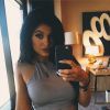 Selfie sexy pour la belle Kylie Jenner le 1er janvier 2015
