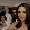 Kendall Jenner et Kylie Jenner dans un spot publicitaire pour les casques Beats by Dre. Novembre 2014.