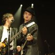  Pete Doherty et Carl Barat du groupe The Libertines en concert au Alexandra Palace &agrave; Londres. Le 27 septembre 2014&nbsp;  