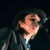 Pete Doherty lors du concert du groupe The Libertines au Alexandra Palace à Londres, le 26 septembre 2014.  