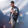 Usher - People lors de l'évènement "The Voice" à Hollywood, le 3 avril 2014. 
