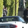 Jeremy Renner tout sourire à la sortie de son ancien domicile, où il a laissé sa fille Ava à sa maman. West Hollywood, Los Angeles, le 4 janvier 2015.