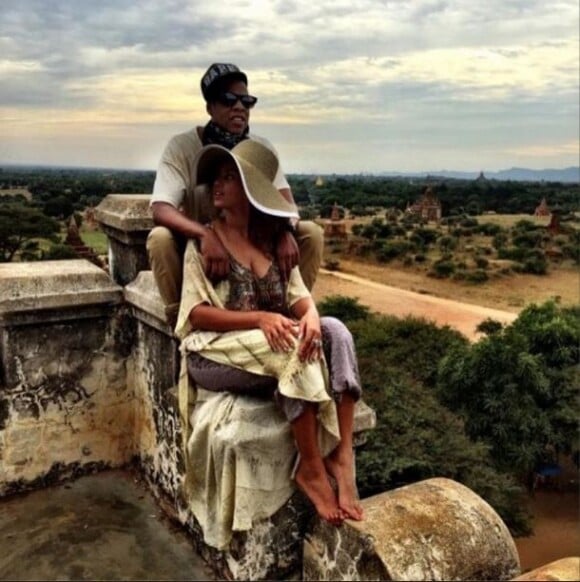 Beyoncé et Jay Z en vacances au Cambodge. Janvier 2015.