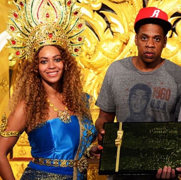 Beyoncé et Jay Z visitent un zoo en Thaïlande. Janvier 2015.