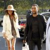 John Legend et sa femme Chrissy Teigen font du shopping à Paris le 10 septembre 2014.  