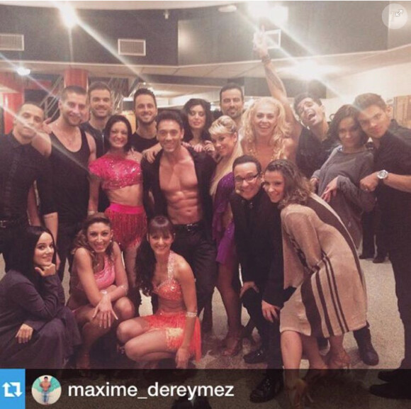 La troupe Danse avec les stars à Nantes, le 6 janvier 2015.