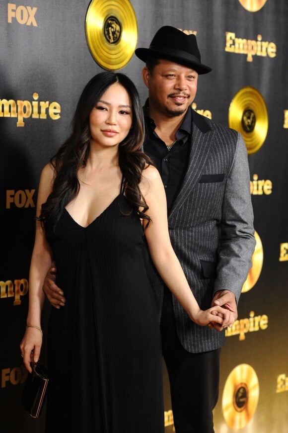Terrence et Miranda Howard assistent à la soirée de première de la série Empire à l'ArcLight Cinemas Cinerama Dome. Los Angeles, le 6 janvier 2015.