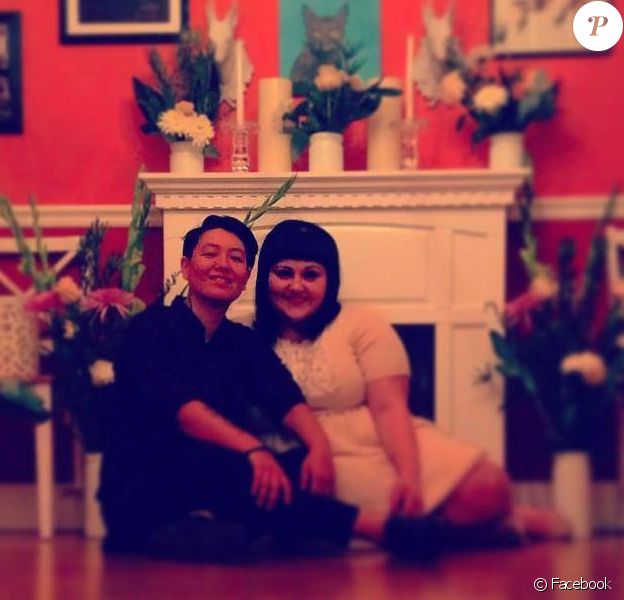 Beth Ditto et sa femme Kristin, le 6 janvier 2015