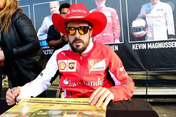 Fernando Alonso lors du Grand Prix des Etats-Unis à Austin au Texas, le 1er novembre 2014