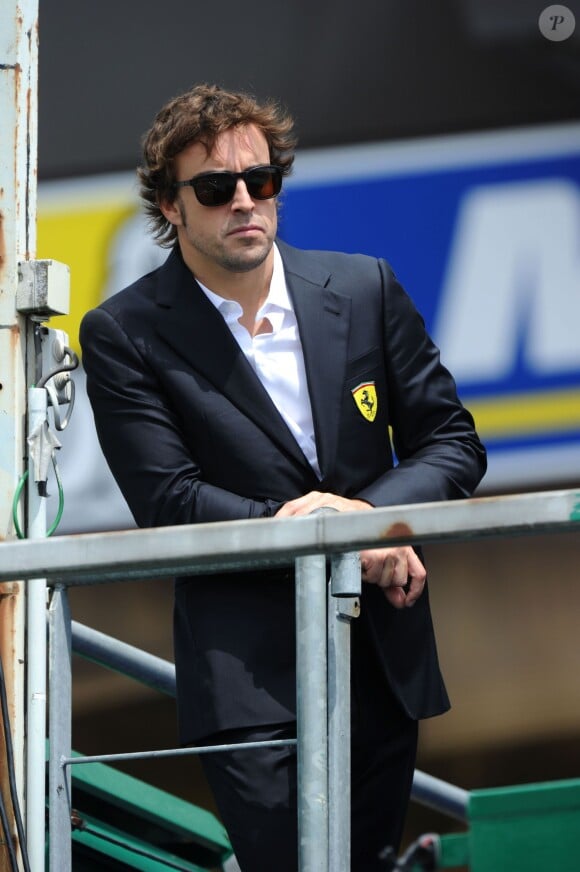 Fernando Alonso lors des 24h du Mans, le 15 juin 2014 au Mans