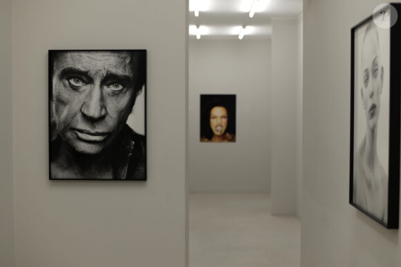 Exclusif - Vernissage de l'exposition photo de Vincent Perez à Paris à la Galerie Cinéma rue Saint-Claude à Paris, le 8 janvier 2015.