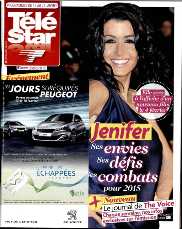 Magazine Télé Star, en kiosques le 12 janvier 2015.
