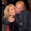 Georges Wolinski et son épouse Maryse lors du Festival du film américain de Deauville le 30 août 2002