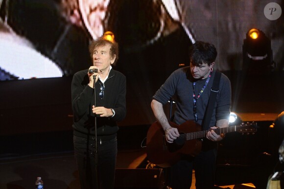 Alain Souchon - Concert "Tous en coeur Pour Charlie" à la Maison de la Radio à Paris le 11 janvier 2014.