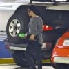 Exclusif - Prix Spécial - Sandra Bullock a fait construire un mur pour se protéger, a installé des caméras et a adopté un berger allemand depuis qu'elle a retrouvé un stalker (harceleur) chez elle à Los Angeles, le 31 décembre 2014.