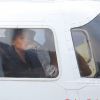 Rihanna quitte Saint-Barthélemy à bord d'un jet privé, le 4 janvier 2015.