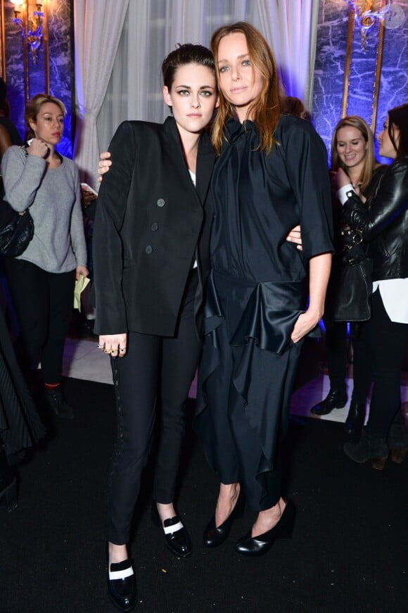 Kristen Stewart, invitée de marque de la présentation de la collection automne 2015 de Stella McCartney. New York, le 12 janvier 2014.