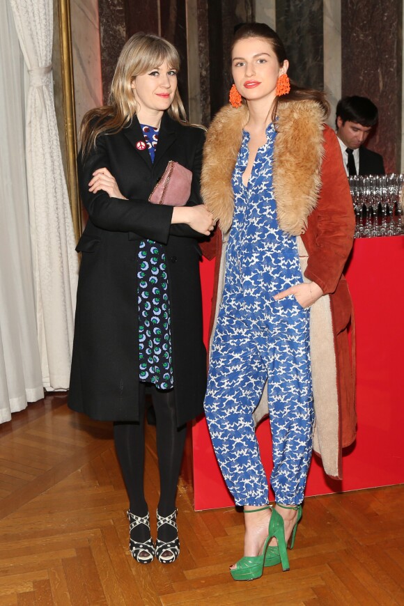 Tennessee Thomas et Tali Lennox assistent à la présentation de la collection automne 2015 de Stella McCartney. New York, le 12 janvier 2014.