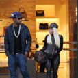  Safaree Samuels et Nicki Minaj &agrave; Beverly Hills. D&eacute;cembre 2012. 