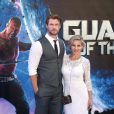  Chris Hemsworth et Elsa Pataky &agrave; la Premi&egrave;re de &laquo;&nbsp;Guardians of the Galaxy&nbsp;&raquo; &agrave; Londres, le 24 juillet 2014  