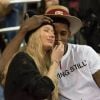 Iggy Azalea et Nick Young assistent à la rencontre de basket USC - UCLA au Galen Center. Los Angeles, le 14 janvier 2015.