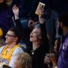 Iggy Azalea assiste à la rencontre Los Angeles Lakers - Phoenix Suns au Staples Center. Los Angeles, le 28 décembre 2014.