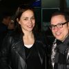 Nathalie Péchalat et Jean-Marc Généreux arrivent à l'aéroport de Nice avant une représentation dans le cadre de la tournée Danse avec les stars, le 6 janvier 2015.
