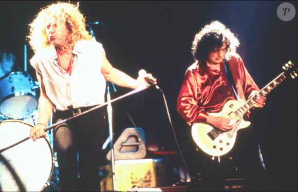 Led Zeppelin sur scene dans les annees 70
