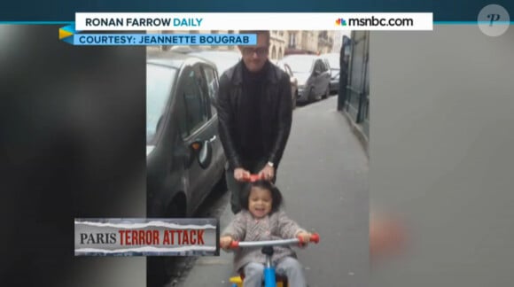 Jeannette Bougrab a accordé une interview à MSNBC. Dans cette dernière, elle dévoile des photos et vidéos d'elle et de sa fille adoptive avec Charb. Le 13 janvier 2015.