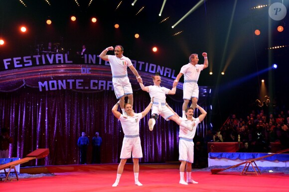 2e soirée du 39e Festival International du Cirque de Monte-Carlo au Chapiteau de Fontvieille à Monaco, le 16 janvier 2015.