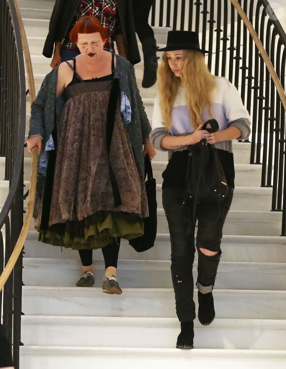 Iggy Azalea fait du shopping à Westwood, avec sa mère, chez Barney's New York, à Los Angeles, le 16 janvier 2015.