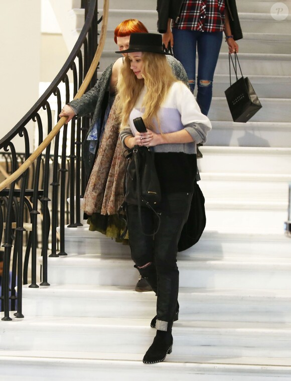 Iggy Azalea fait du shopping, avec sa mère, à Westwood, Los Angeles, le 16 janvier 2015.