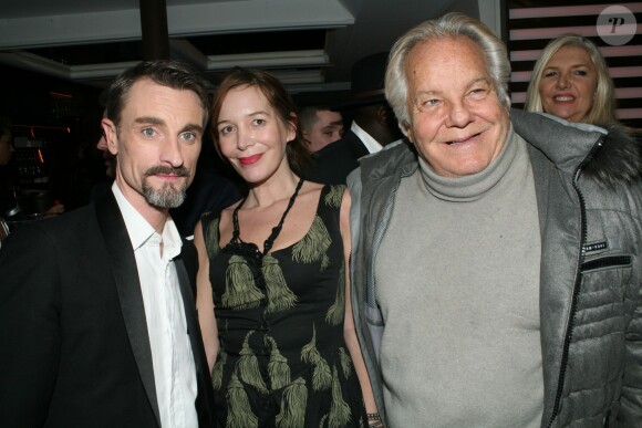 Renaud Duval, Elise Depardieu et Massimo Gargia - Sortie du livre de Renaud Duval "La nouvelle dame aux camélias" à Paris, le 16 janvier 2015. 