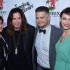 Sharon Orbourne, Ozzy Osbourne, Jack Osbourne et sa femme Lisa Stelly à la soirée Brent Shapiro Foundation Summer Spectacular à Beverly Hills, le 13 septembre 2014.
