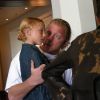 Boris Becker, sa fille Anna et Angela Ermakova, le 1er juillet 2007 dans un hôtel de Miami